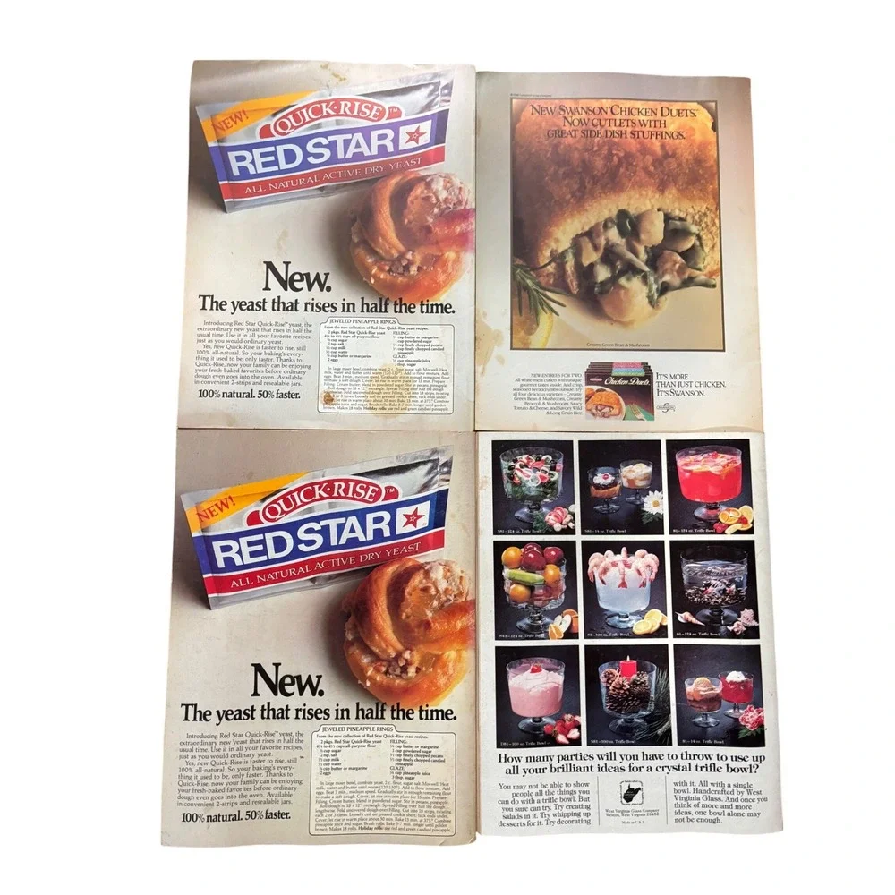 Vintage Better Homes and Gardens Creative Ideas Baking Magazines 1984-1987 Lot 4